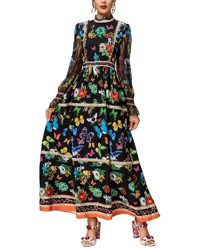 Weekend Massive Discounts BURRYCO Maxi Dress
