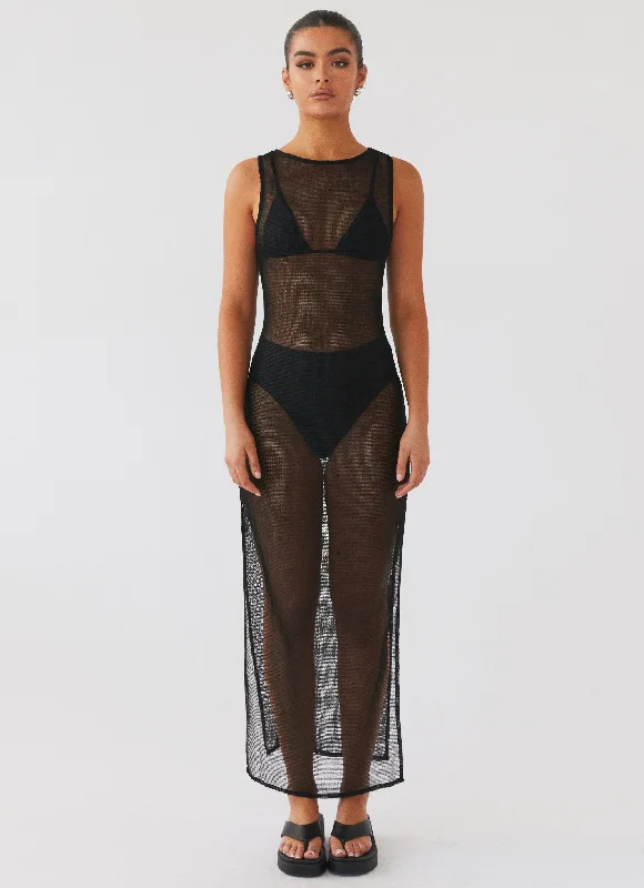 Today’s Flash Sale Caught Up Maxi Dress - Black