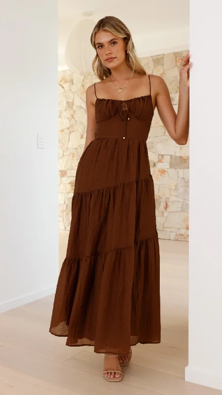 Weekend Offers You Can’t Miss Cove Maxi Dress - Chocolate