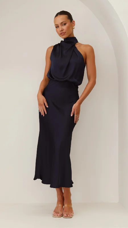 Final Sale Event Esther Maxi Dress - Navy