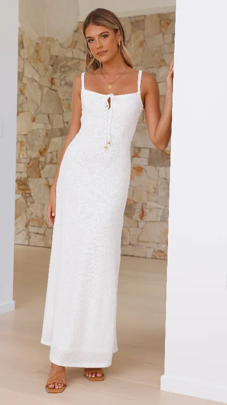 Weekend Discount Extravaganza Evelyn Maxi Dress - White