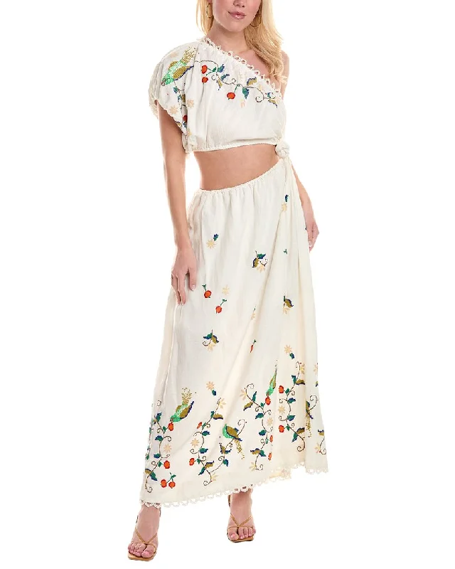 Weekend Must-Have Offers FARM Rio Pitanga Linen-Blend Maxi Dress