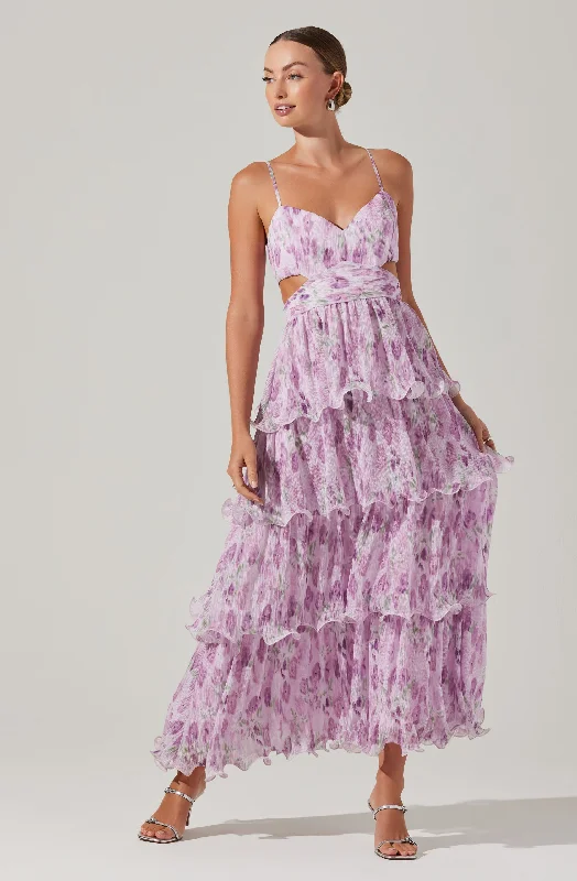 Massive Sale Event Jaiden Floral Tiered Maxi Dress