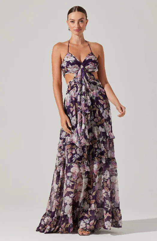 Weekend Exclusive Bargains Kitsune Floral Maxi Dress