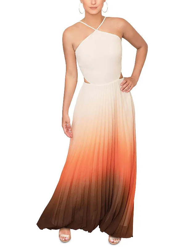 Weekend Bargain Bonanza Lively Womens Pleated Long Evening Dress