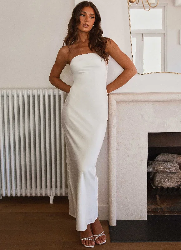 Best Price Guarantee Love Me More Maxi Dress - Pearl
