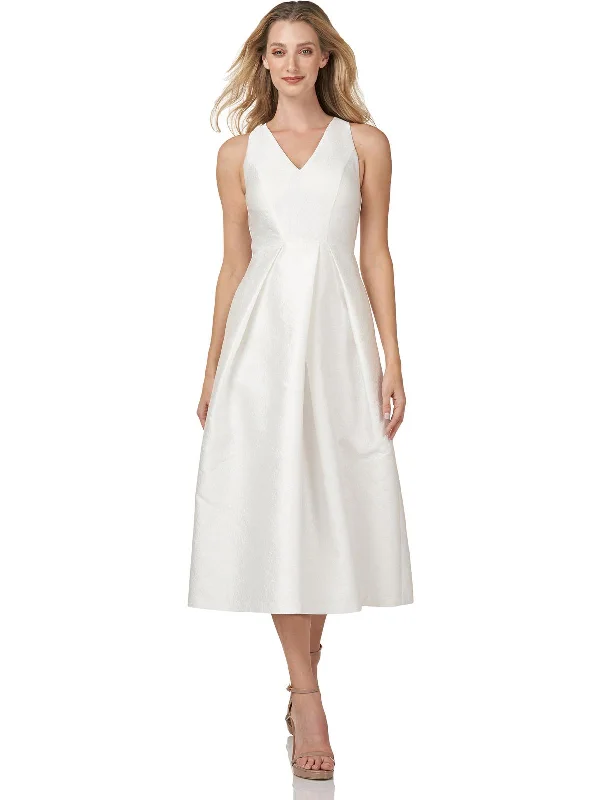 Weekend Offers You Can’t Miss Maxime Womens V Neck Maxi Evening Dress