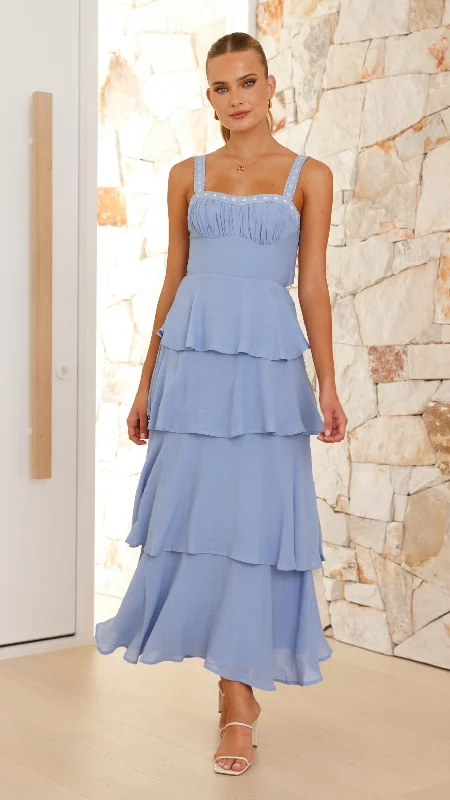 Today’s Special Discount Odilia Maxi Dress - Blue