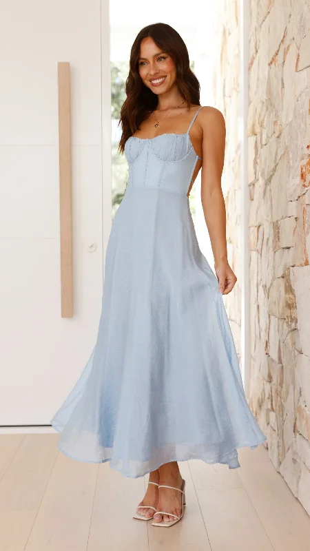 Big Offers Rahima Maxi Dress - Blue