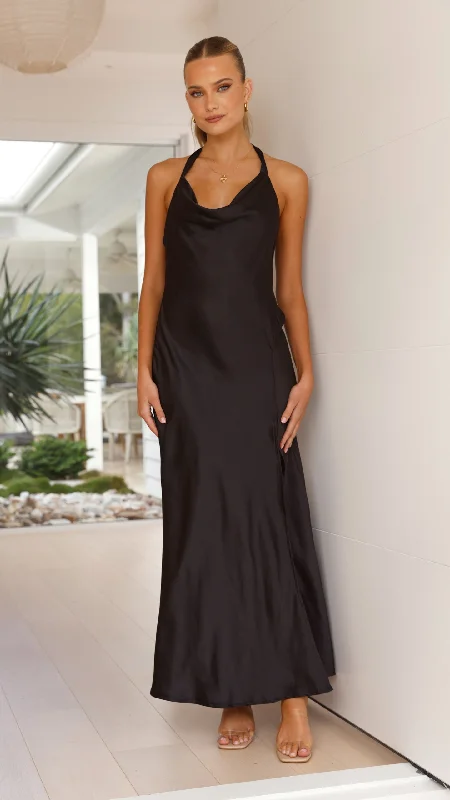 Time-Sensitive Offer Sian Maxi Dress - Black