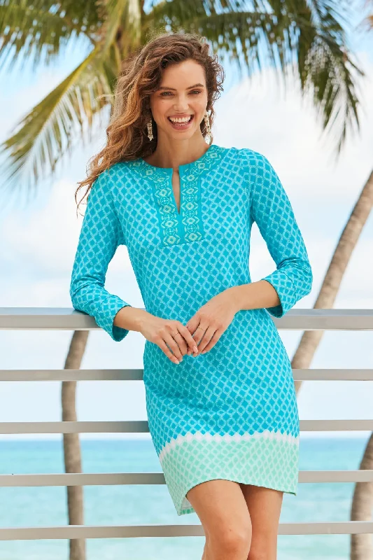 Weekend Mega Deals St. Pete Embroidered Tunic Dress