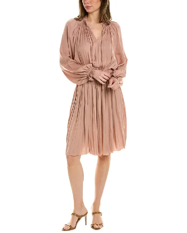 Flash Discounts T Tahari Split Neck Dress