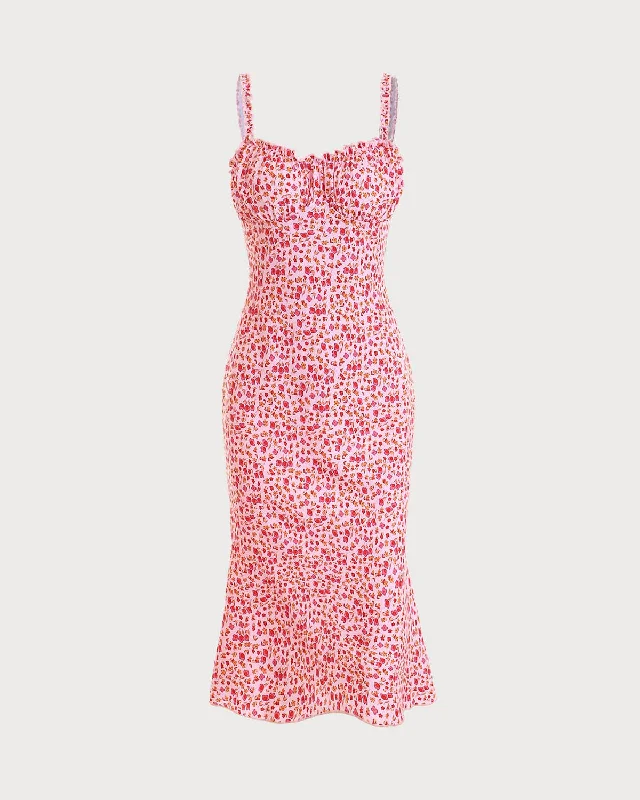 Best Deal of the Day The Frill Trim Floral Cami Dress