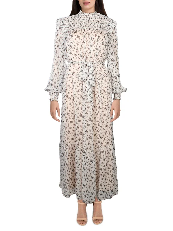Last Chance Sale Womens Floral Print Long Maxi Dress