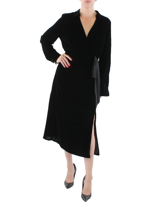 Weekend Flash Offers Womens Velvet Long Maxi Dress