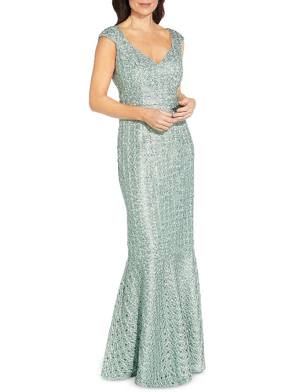 Shop & Save Now Womens Woven Maxi Evening Dress