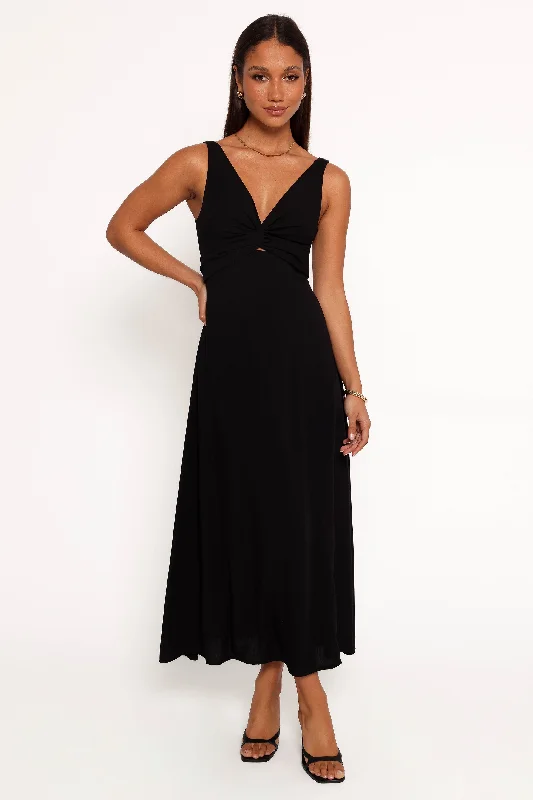 Massive Discounts Archer Midi Dress - Black