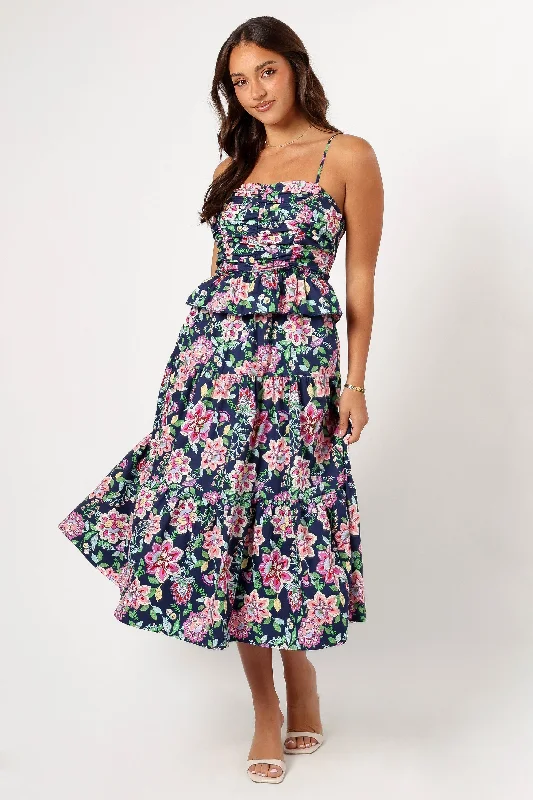 Weekend Steals Arlo Midi Dress - Navy