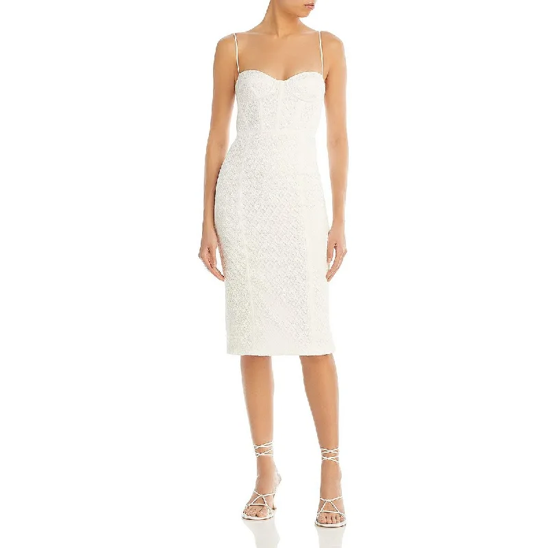 Weekend Price Breaks Bardot Womens Charley Lace Cocktail Midi Dress