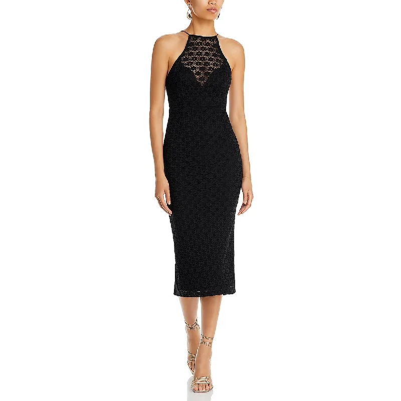 Weekend Deals You’ve Been Waiting For Bardot Womens Lacy Short Midi Dress