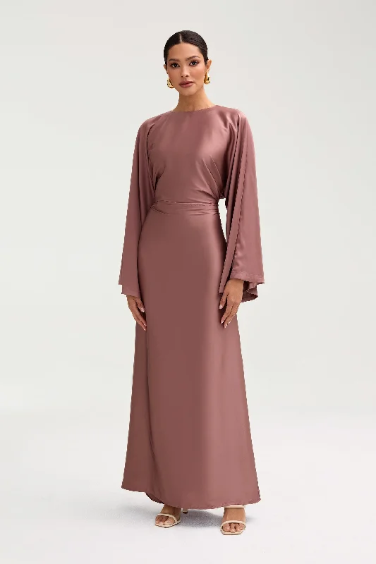 Weekend Price Drops Batool Satin Maxi Dress - Dusky Mauve
