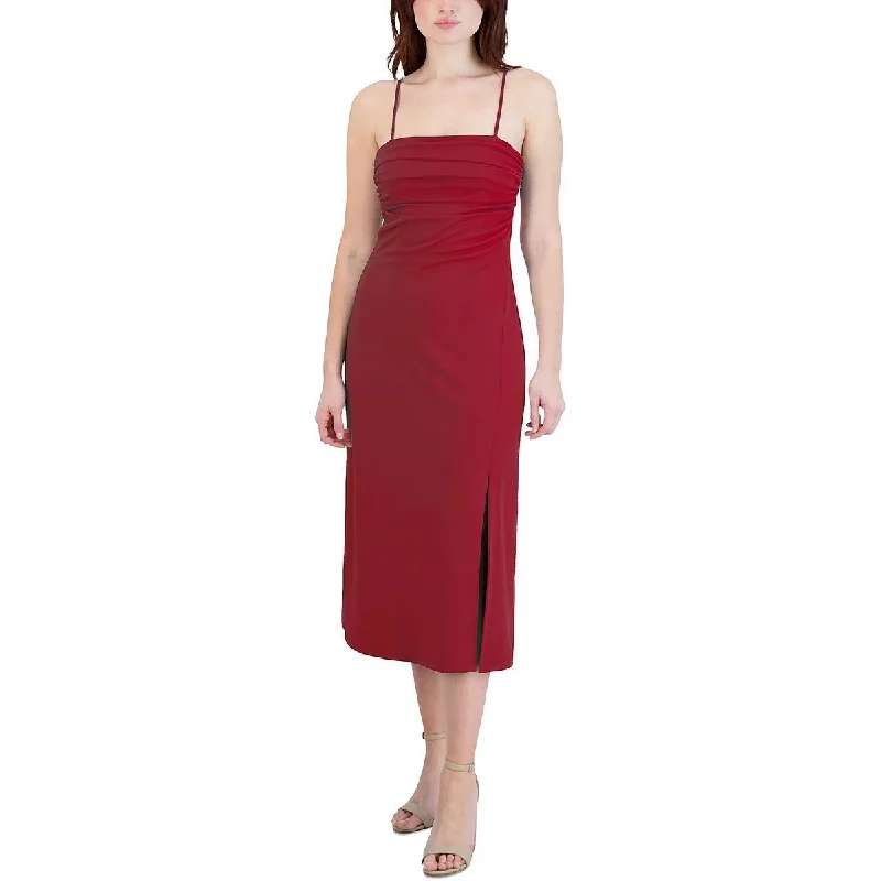 Weekend Shop Now BCBGeneration Womens Open Back Midi Cocktail and Party Dress