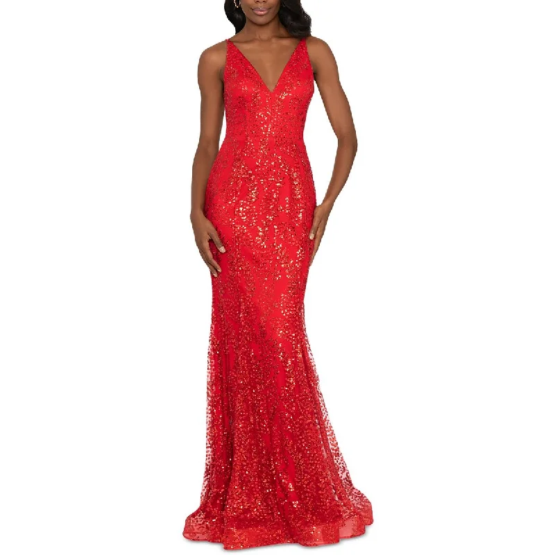 Weekend Limited-Time Offers Blondie Nites Womens Juniors Sequined Glitter Evening Dress Weekend Limited-Time Offers Blondie Nites Womens Juniors Sequined Glitter Evening Dress