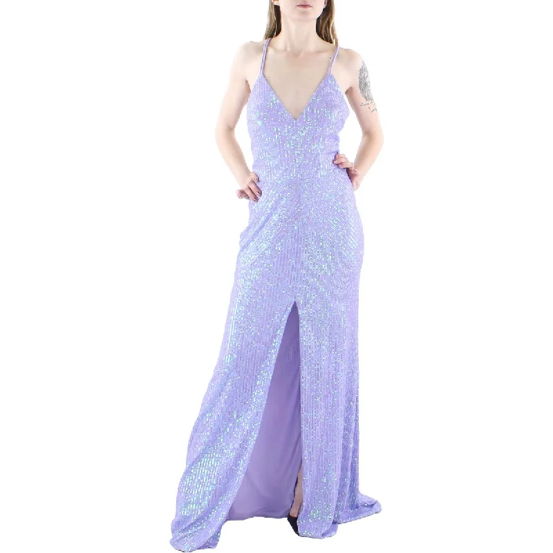 Weekend Buy One Get One Blondie Nites Womens Juniors Sequined Iridescent Evening Dress Weekend Buy One Get One Blondie Nites Womens Juniors Sequined Iridescent Evening Dress