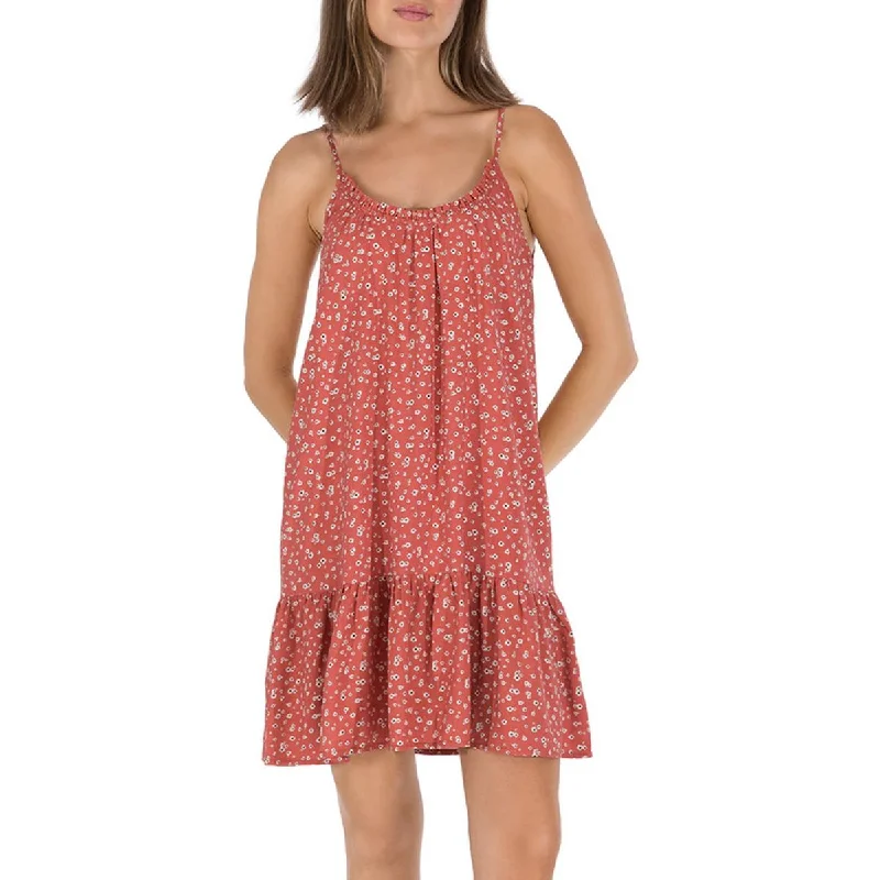 Weekend Big Savings Bobeau Womens Printed Adjustable Straps Sundress