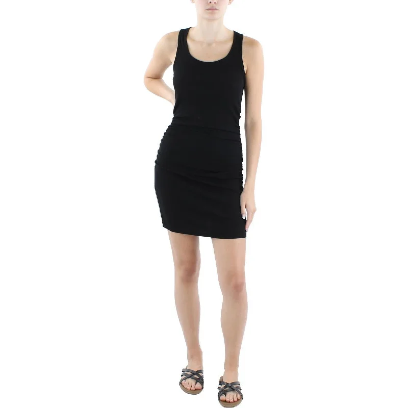 Weekend Flash Offers Bobi Womens Ribbed Tank Shift Dress