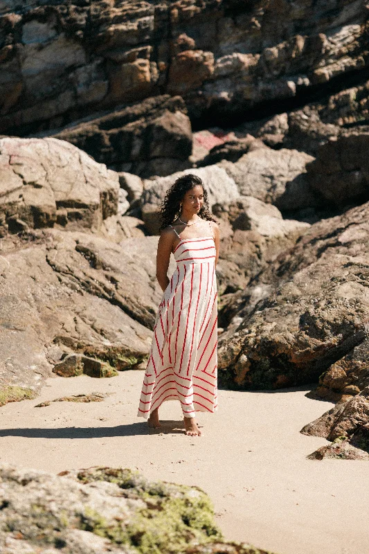 Weekend Buy One Get One Brea Maxi Dress - Cream Stripe