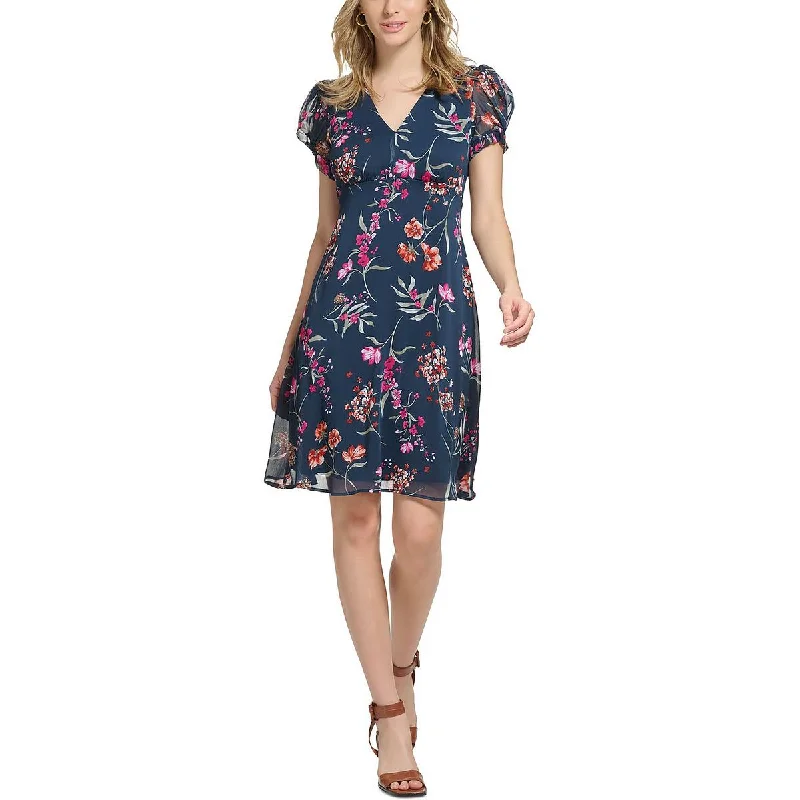 Weekend Bonanza Calvin Klein Womens Party Short Fit & Flare Dress