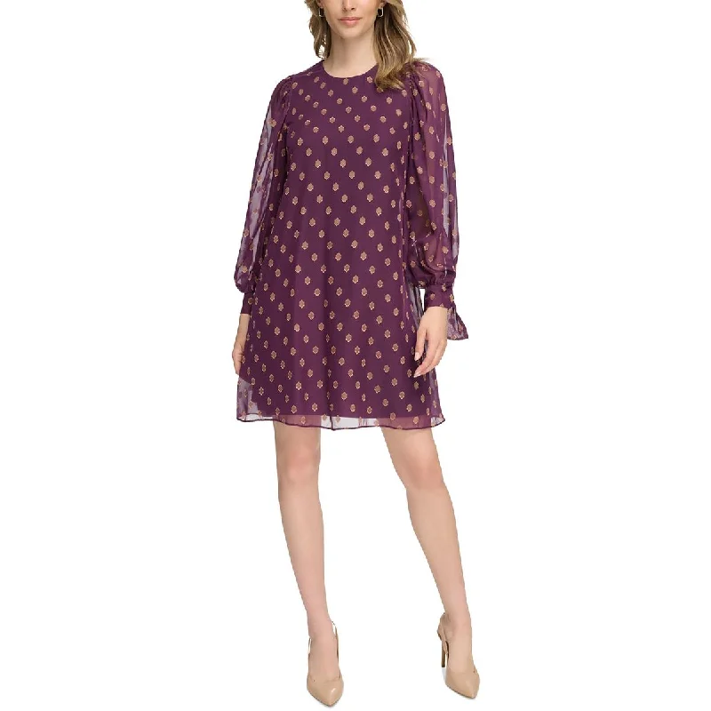 Weekend Bargain Time Calvin Klein Womens Printed  Shift Dress