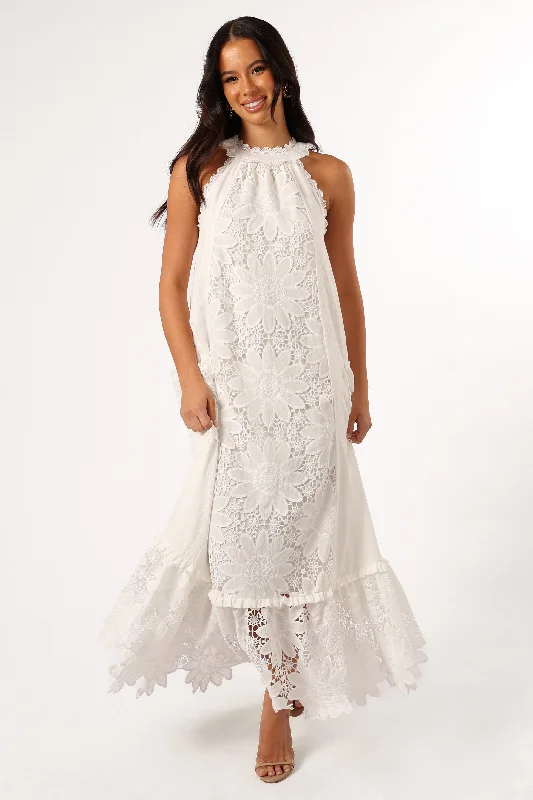 Flash Offer Capri Maxi Dress - White