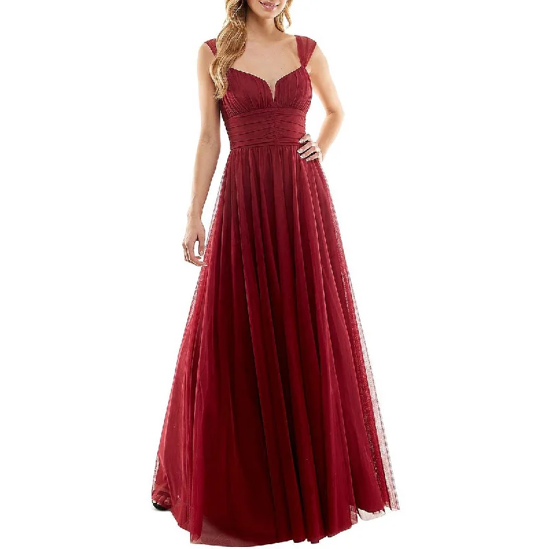 Weekend Steals and Deals City Studio Womens Juniors Emma Mesh Padded Bust Evening Dress Weekend Steals and Deals City Studio Womens Juniors Emma Mesh Padded Bust Evening Dress