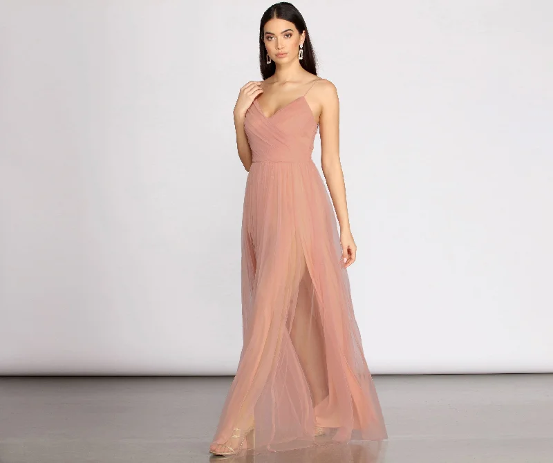 Weekend Hot Bargains Devon Tulle Stylish A-Line Dress