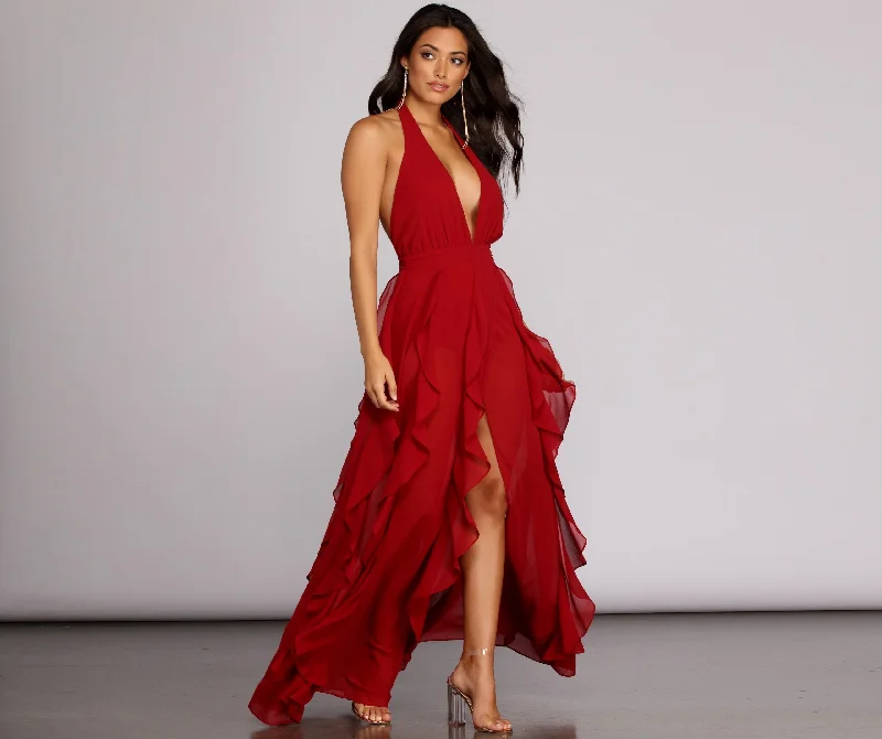 Weekend Hot Picks Delena Formal Stylish Chiffon Tendril Dress