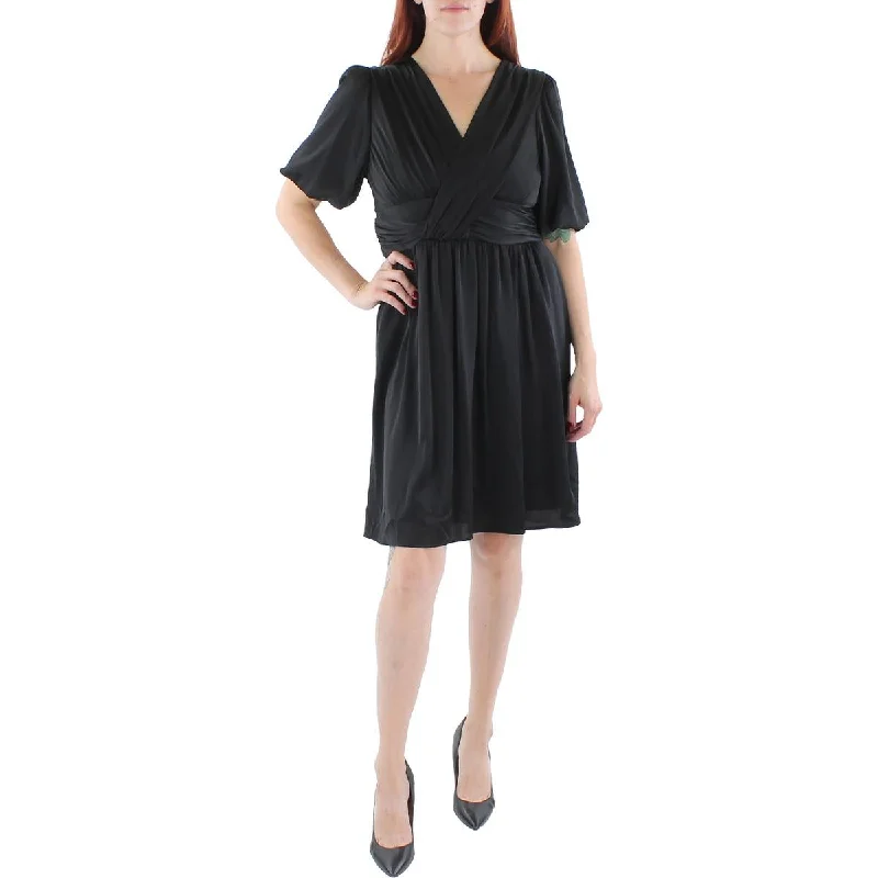 Weekend Must-Have Offers DKNY Womens Gathered Knee Sheath Dress