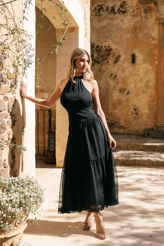 Massive Price Cuts Eden Maxi Dress - Black