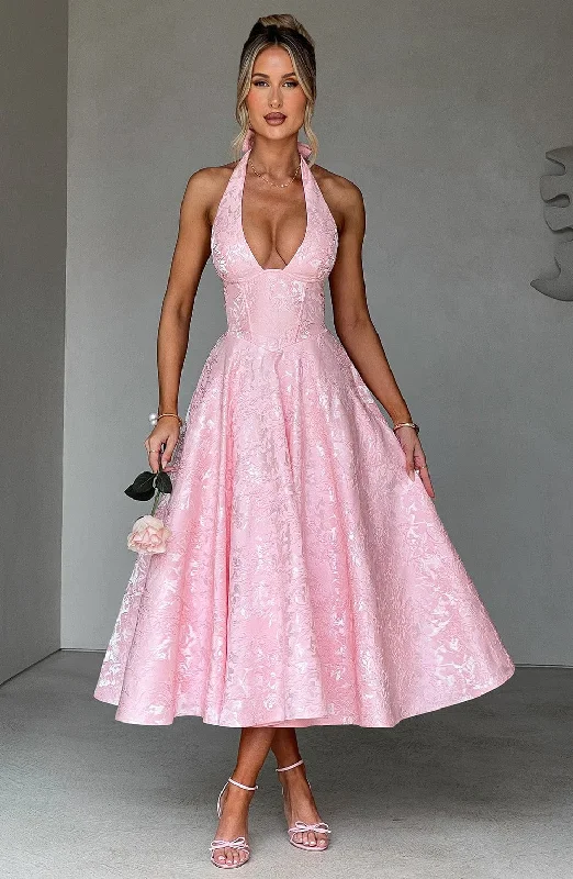 Weekend Sale Extravaganza Effie Midi Dress - Blush