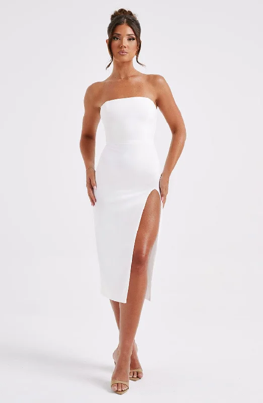 Weekend Exclusive Offers You’ll Love Emmaline Midi Dress - Ivory