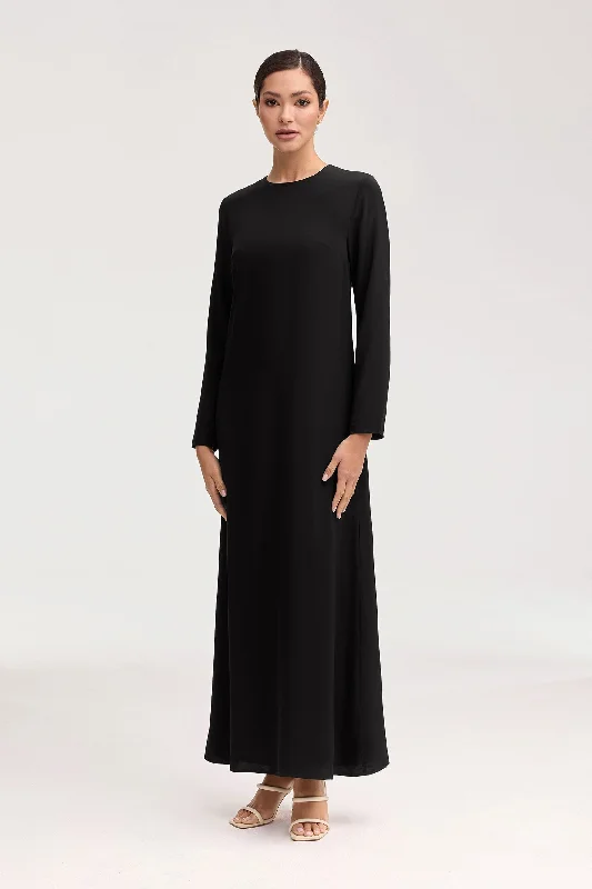 Estee Viscose Maxi Dress - Black