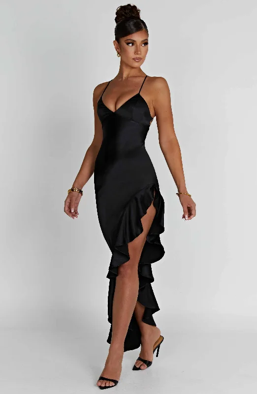 Buy More, Save More Flora Midi Dress - Black