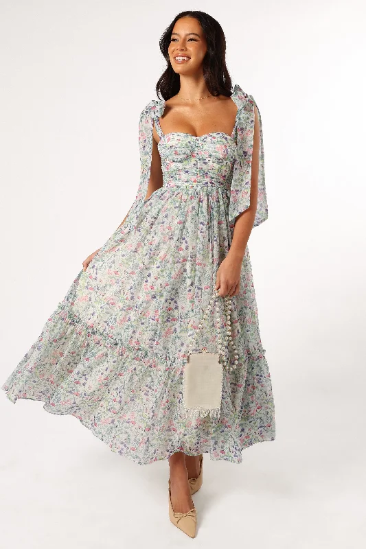 Exclusive Online Offers Floret Midi Dress - Multi