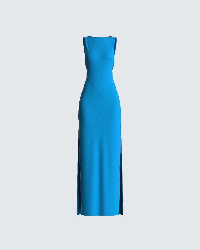 Jenara Navy Maxi Dress