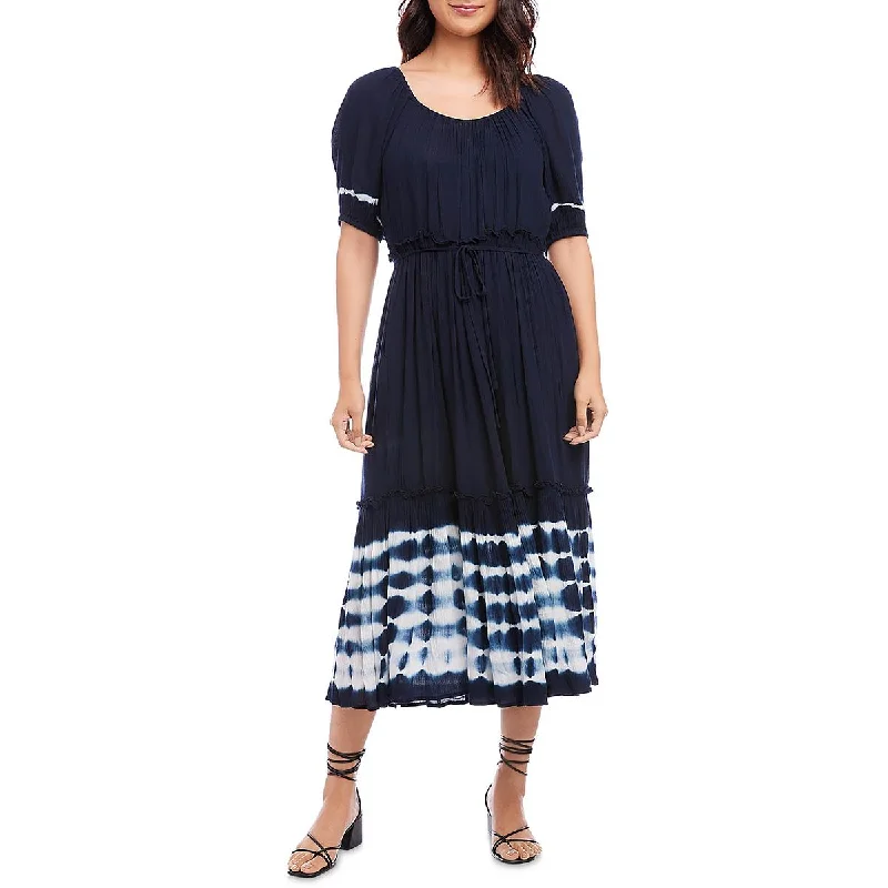 Unbeatable Flash Deals Karen Kane Womens Tie-Dye Long Midi Dress