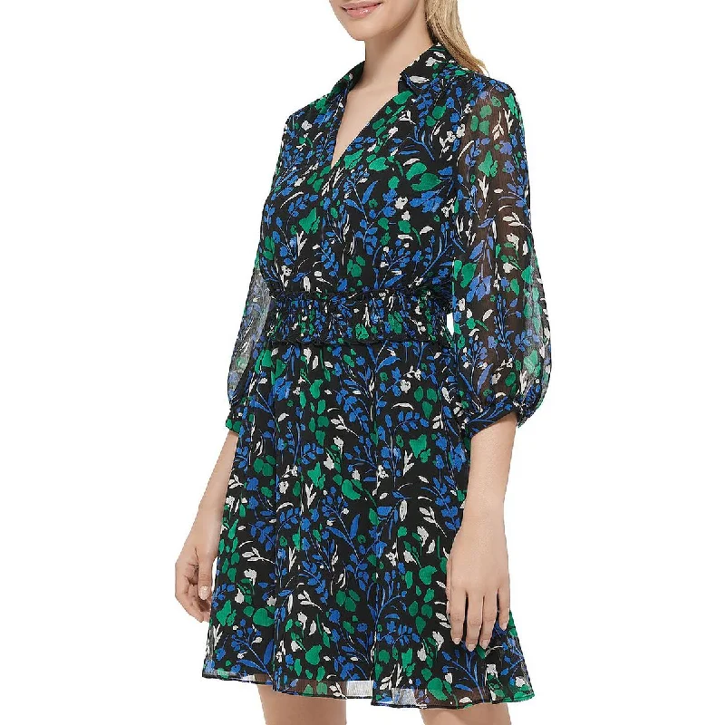 Today’s Flash Sale Karl Lagerfeld Paris Womens Printed Mini Fit & Flare Dress