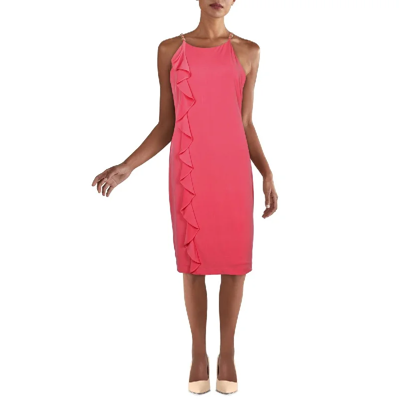 Exclusive Flash Sale Kensie Dresses Womens Chain Trim Knee-Length Sheath Dress