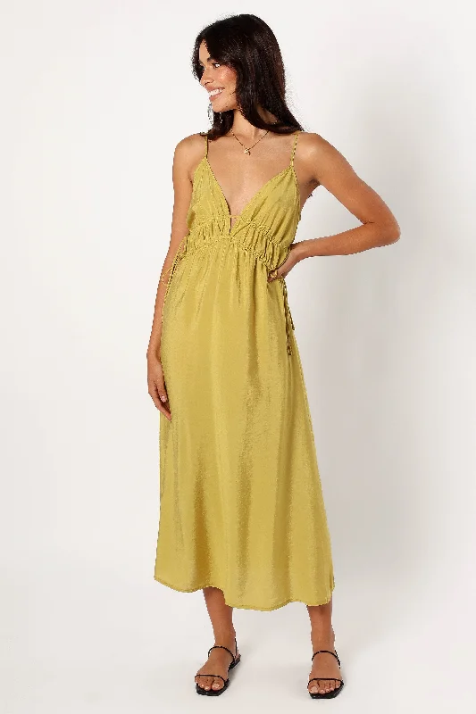 Weekend Price Breaks Layton Midi Dress - Olive