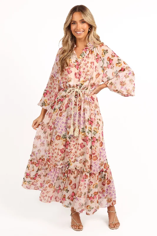 Weekend Exclusive Discounts Micah Long Sleeve Midi Dress - Blush
